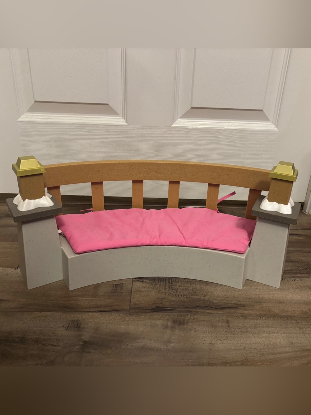 American Girl Corinne Tan 2022 Girl of the Year Ski Lodge Fire Pit BENCH ONLY